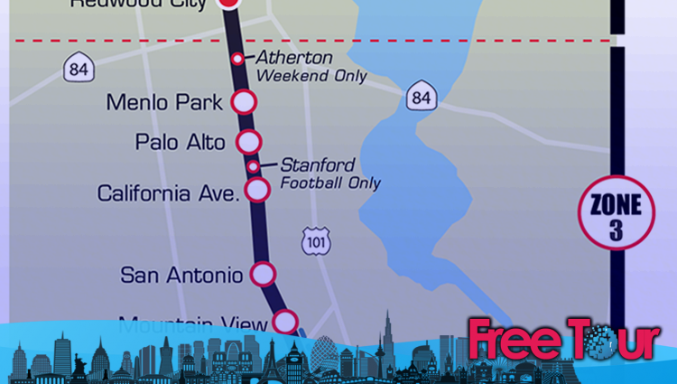 Cómo viajar en Caltrain en San Francisco » Freetour.com.es