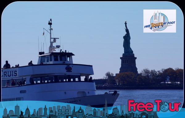 El ferry a la Estatua de la Libertad y Ellis Island