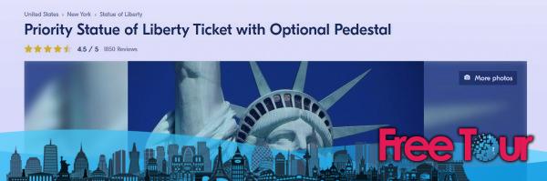 Get Your Guide Pedestal Tickets Statue of Liberty - El ferry a la Estatua de la Libertad y Ellis Island