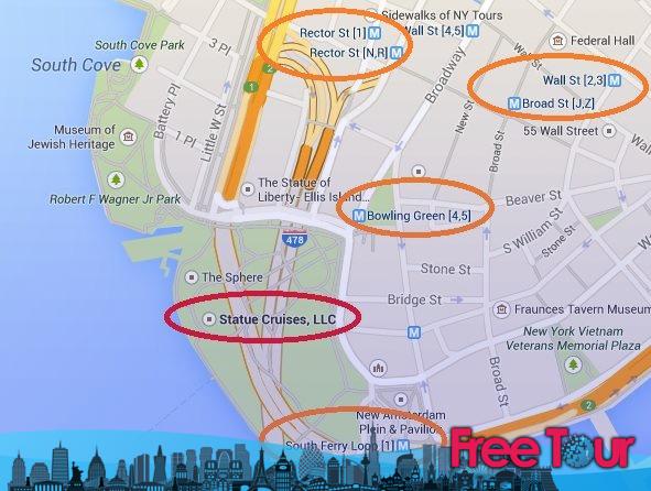 How to get to the Statue of Liberty Ferry - El ferry a la Estatua de la Libertad y Ellis Island