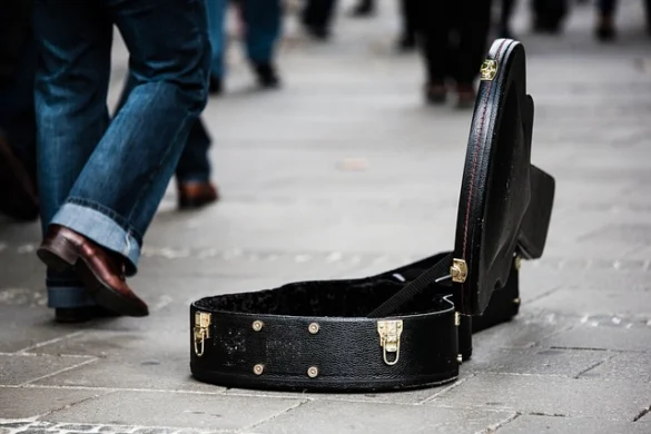 Artistas callejeros de la ciudad de Nueva York y música del metro