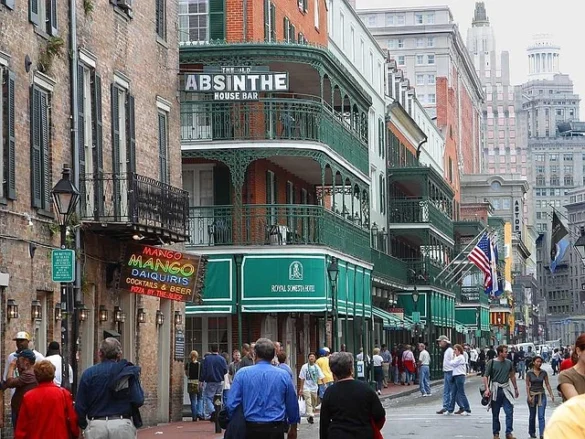Bourbon Street en Nueva Orleans