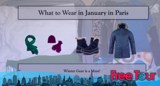 ¿Cuál es el tiempo en París en enero?