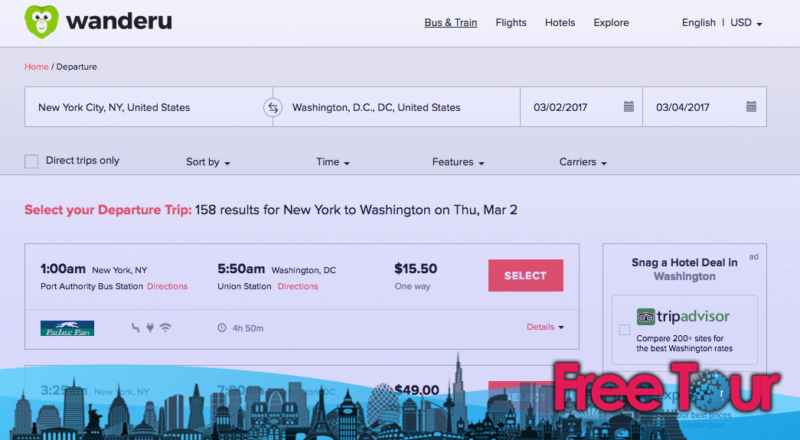 De Nueva York a Washington DC en autobús De Nueva York a Washington DC en autobús