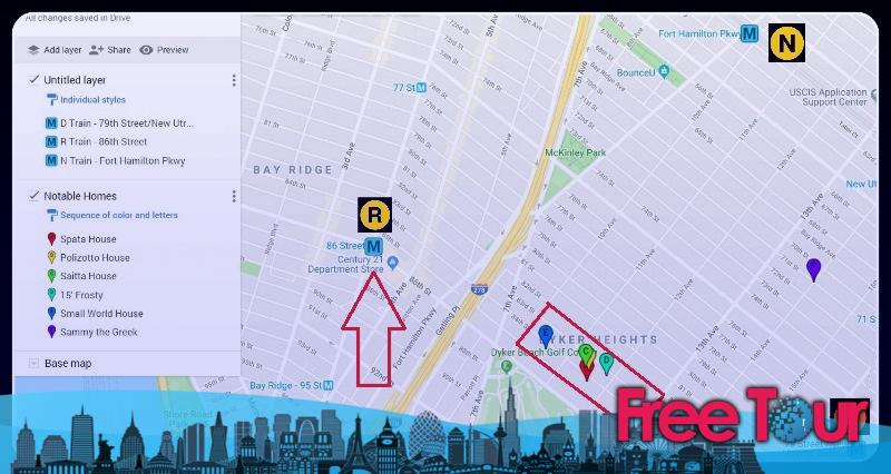 Dyker Heights Luces de Navidad de Brooklyn Mapa y Guía