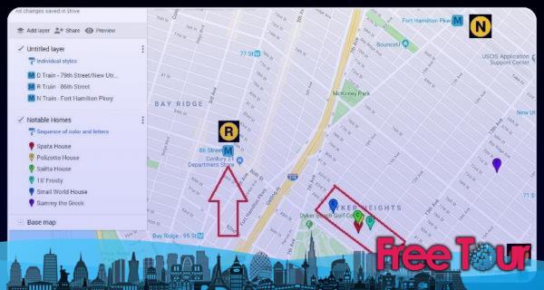 Dyker Heights Luces de Navidad de Brooklyn Mapa y Guía
