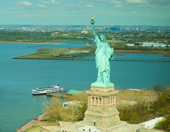 El ferry a la Estatua de la Libertad y Ellis Island