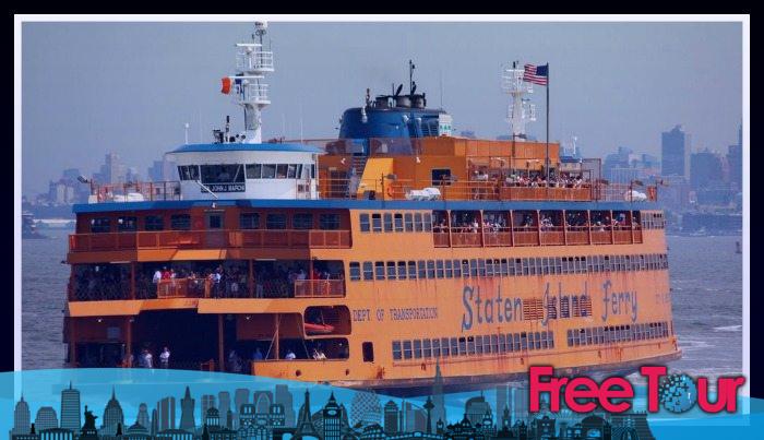 El ferry desde Staten Island - Un ferry gratuito desde la Estatua de la Libertad