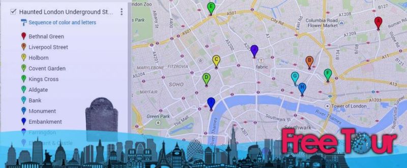 Estaciones de metro de Londres embrujadas Estaciones de metro de Londres embrujadas