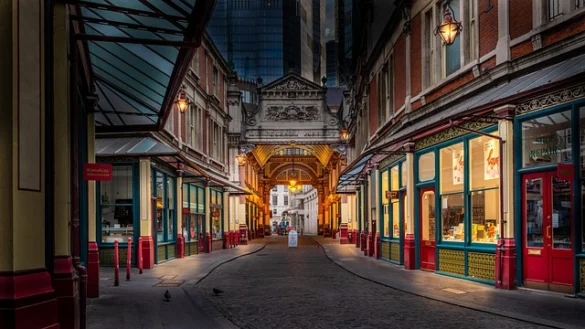 Harry Potter en el mercado Leadenhall