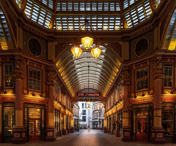 Harry Potter en el mercado Leadenhall