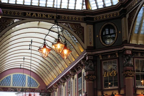 Harry Potter en el mercado Leadenhall