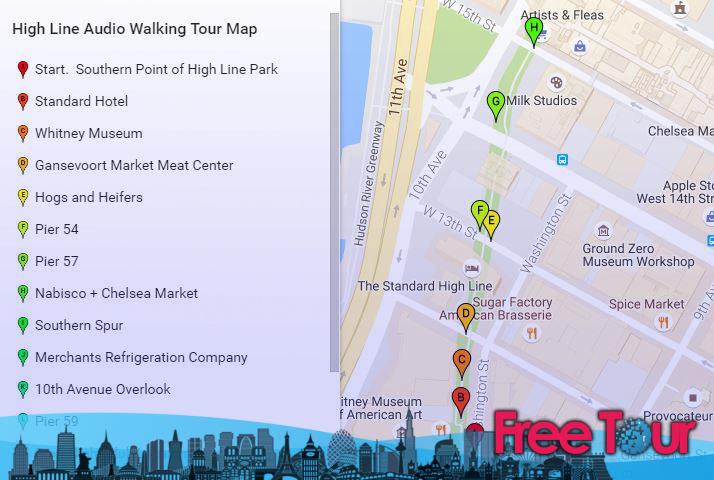 mapa de la linea alta y guia del visitante - Cosas que hacer en la ciudad de Nueva York