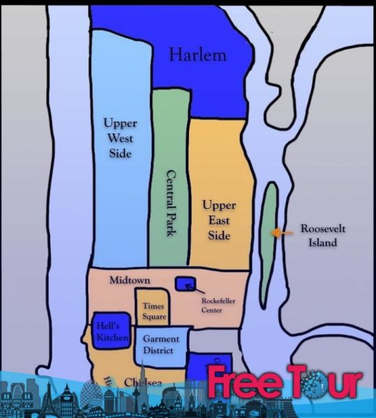 mapa y guias de los barrios de la ciudad de nueva york - Mapa y Guías de los Barrios de la Ciudad de Nueva York