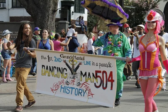 Mardi Gras Krewes y Desfiles