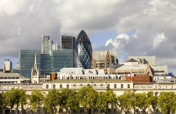 The Gherkin - El edificio en forma de huevo de Londres