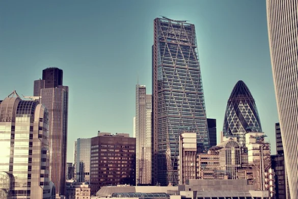 The Gherkin - El edificio en forma de huevo de Londres