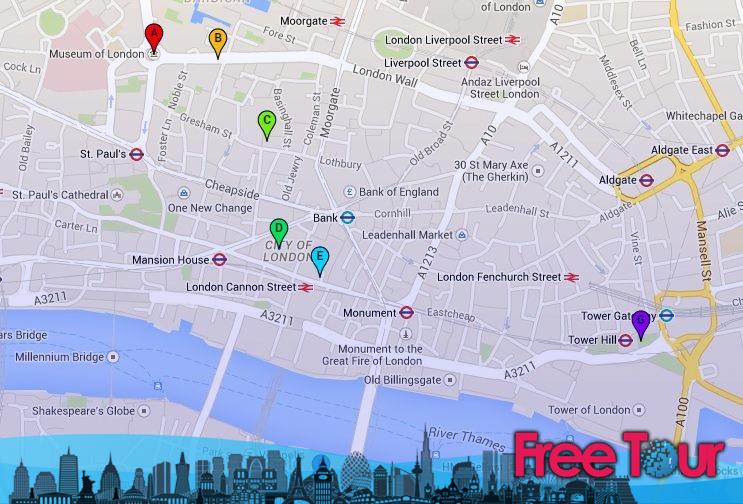 Visita autoguiada a las ruinas romanas de Londres Visita autoguiada a las ruinas romanas de Londres